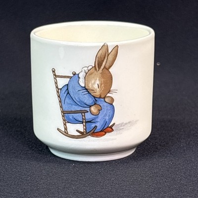 Royal Doulton BUNNYKINS Egg Cup Drummer Bunny Sleeping Granny English Bone China