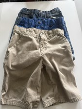 Set Of 3 Pairs Of Shorts. Jeans And Khaki Size 6 Girls
