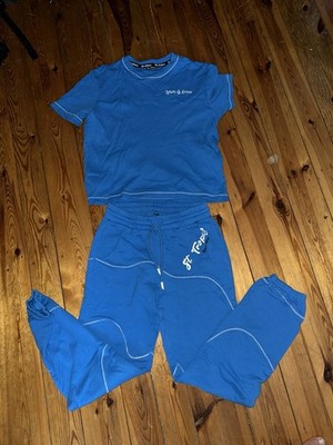 Roberto Geissini Hose und T-Shirt Gr. M 100% Baumwolle  Blau