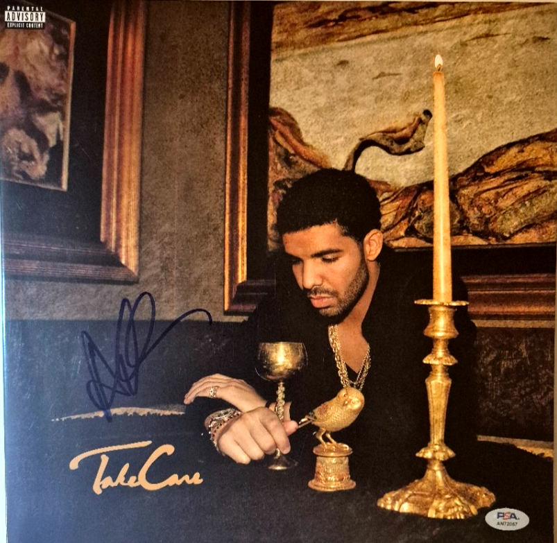 DRAKE SIGNED AUTOGRAPHED TAKE CARE ALBUM VINYL AUBREY GRAHAM OVOXO