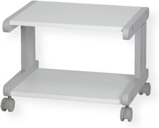 Mini Tavolo Stampante | Mobile Attraverso 4 Ruote | Grigio