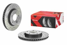 2x BREMBO Bremsscheibe XTRA LINE - Xtra 09.B647.1X für LANCER MITSUBISHI 8 7 4WD
