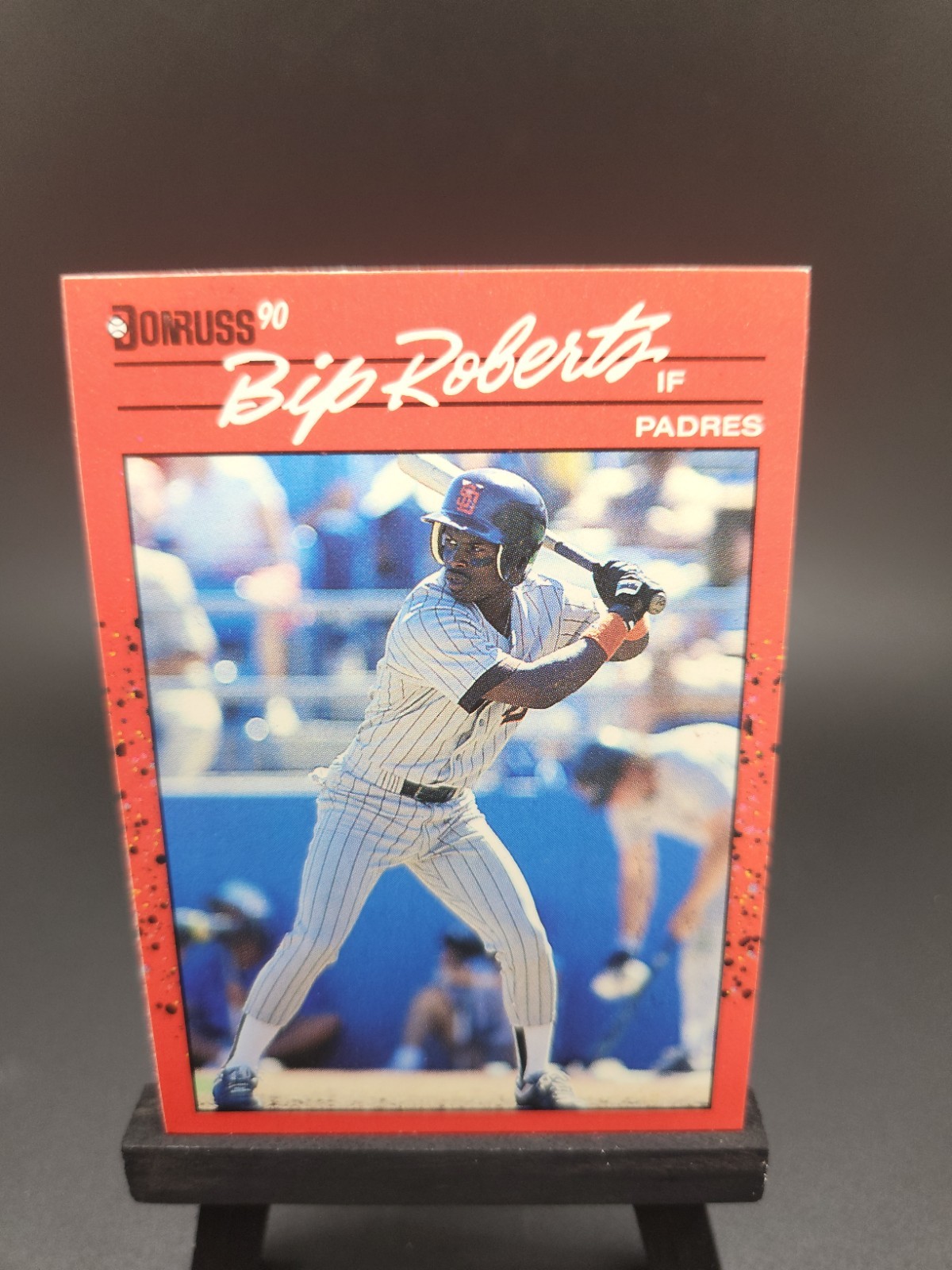 1990 Donruss #347 Bip Roberts  San Diego Padres Error Card