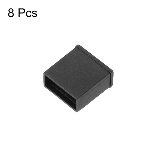 8pcs USB Port Cover Anti Dust PE USB Female Port Cover,Black - Photo 3 sur 5