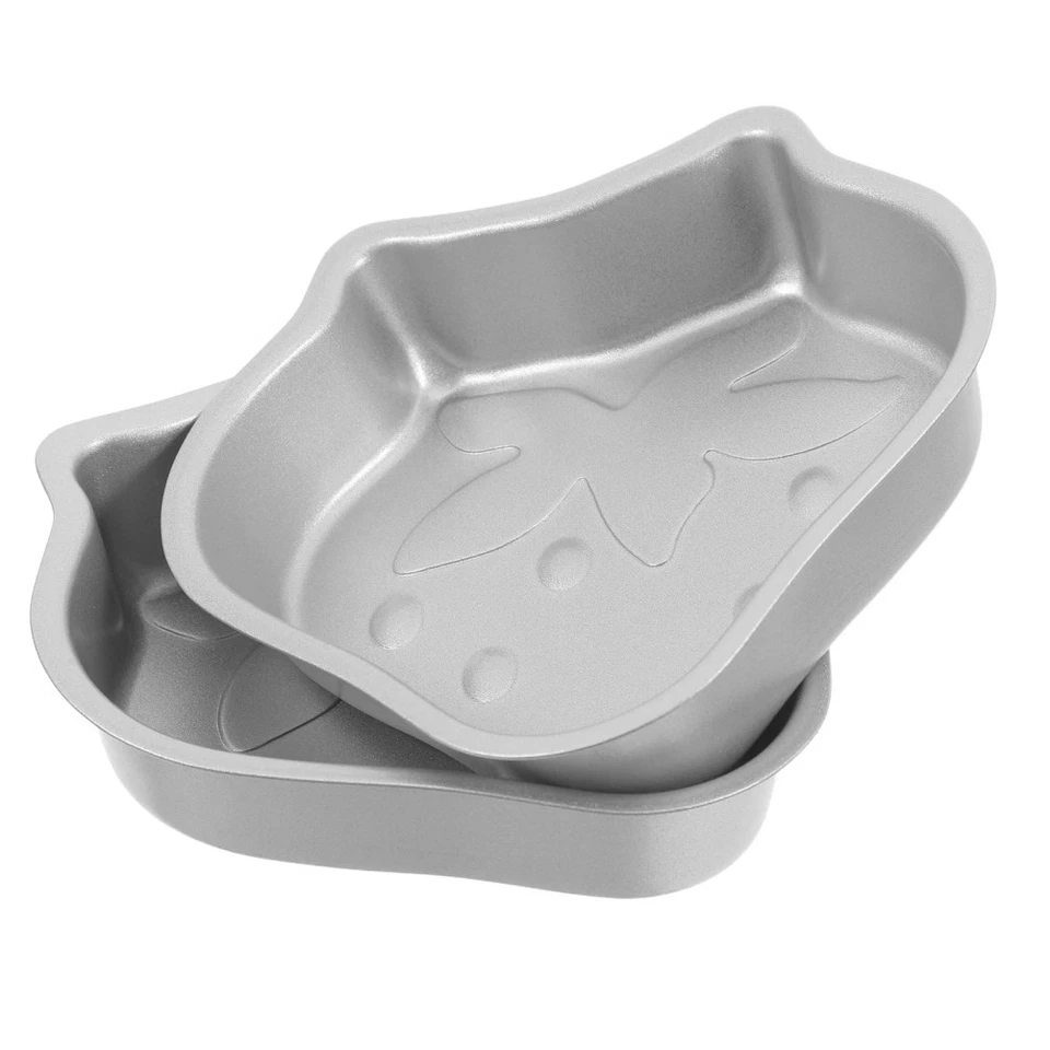  2 Stück Mini Kuchenform Backblech Kuchen Backform DIY Kuchen Backblech - Bild 4 von 4