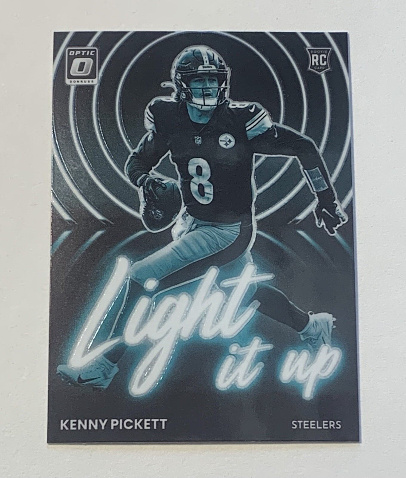 2022 Panini Donruss Optic Kenny Pickett Light It Up #LU-11 Pittsburgh Steelers