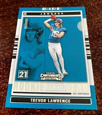 2021 Contenders TREVOR LAWRENCE Rookie of the Year #ROY-TLR JACKSONVILLE JAGUARS