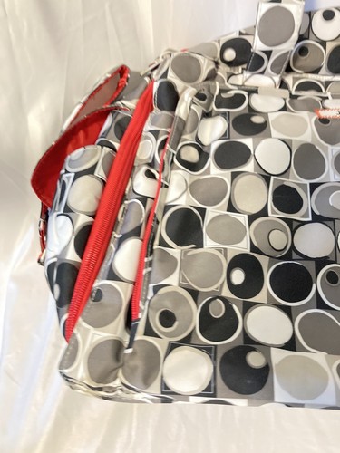 JuJuBe etiqueta blanca, bolsa de pañales, diamante en cremallera bolsa de mano de viaje - Imagen 3 de 15