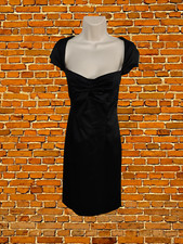 COAST SIZE UK 12 BLACK CAP SLEEVE FORMAL COCKTAIL PARTY OCCASION EVENING DRESS