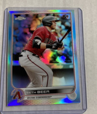 2022 Topps Chrome #186- SETH BEER Refractor Rookie RC Card.. rookie card picture
