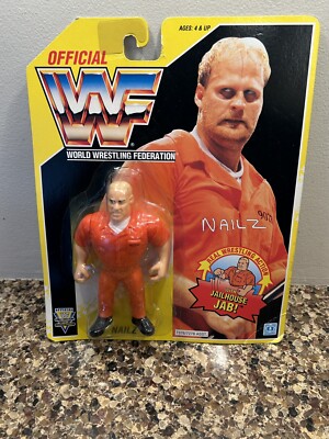 1992 Hasbro World Wrestling Federation ''NAILZ'' Action Figure in Blister Pack