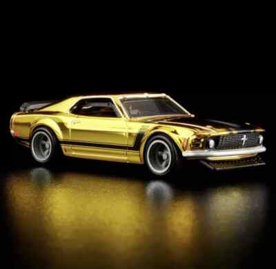 ミニカー Hot Wheels 1970 MUSTANG BOSS 302 RLC 2024 Hot Wheels RLC Gold '70 Mustang Boss 302 Hot Wheels