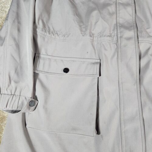 DKNY Mens Jacket Coat Gray XXL Insulated Hooded Zip Up Pockets Activewear - Picture 3 of 11