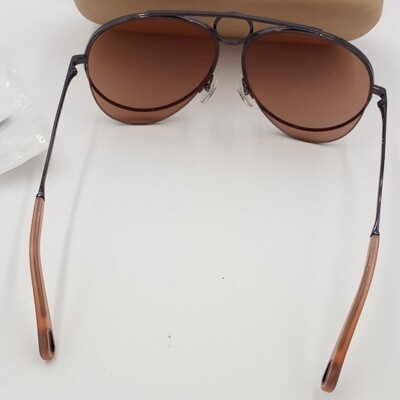 Chloe Romie Aviator Sunglasses Dark Nickel / Nickel Frame‎ Brown Lens s-l400.jpg main image 4