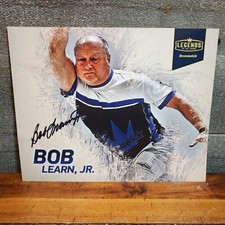 Bob Learn Jr. Legends Bowler Bowling Signed Autographed 8 x 10 Photocard