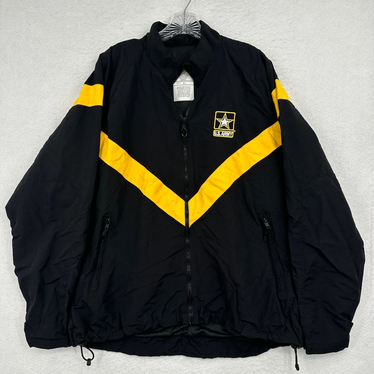 Black and yellow army cheap jacket