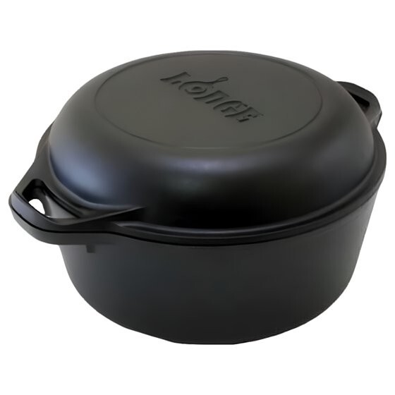 Vorringard Dutch Oven 4,5 QT Lila – Gusseisen-Topf Mit Deckel & Brotback-Set Inkl. Gärkorb
