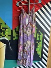 Spell & The Gypsy Collective Midi Dress Coco Lei Strappy Gown Lilac Sz X Small