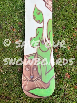 💚🐈‍⬛ Lib Tech Jamie Lynn Phoenix Snowboard nude green girl cat