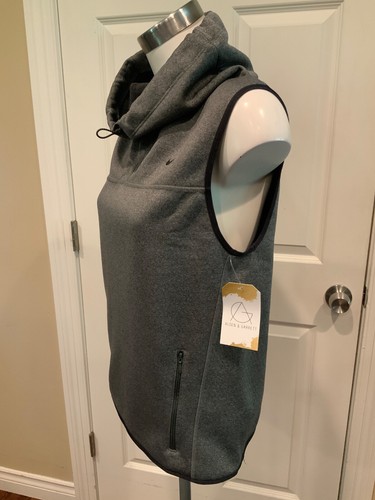 Nike Gray Therma-Fit High Neck Sleeveless Pullover Vest, Size Small - Picture 3 of 5