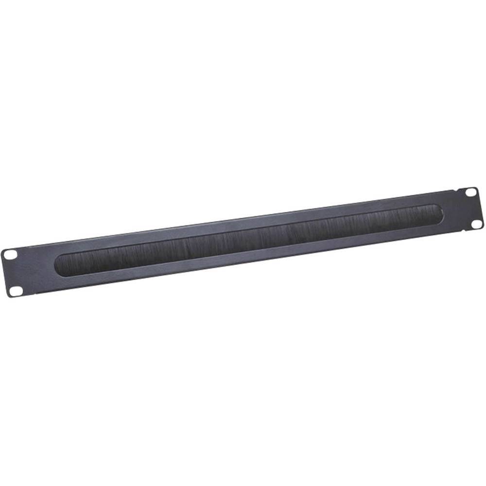 LogiLink ORCEB1B 19 pollici Pannello passacavi per armadio rack 1 U Nero
