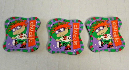 Chuckie Rugrats Magnet Vintage Collectible 1996 Nickelodeon Viacom Lot of 3