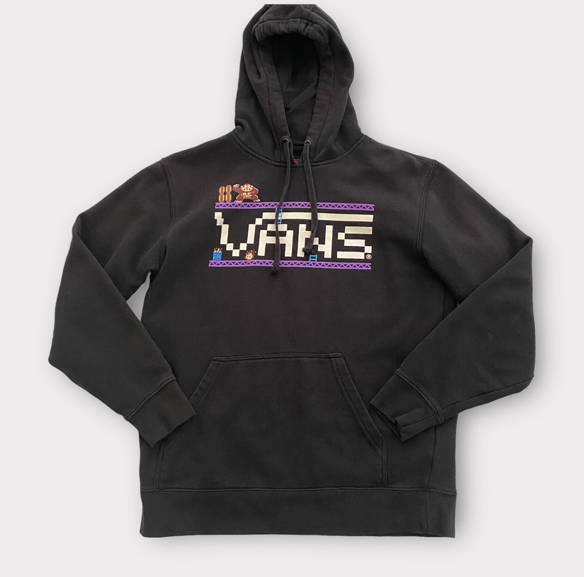 Vans x Nintendo Men's Hoodie Sweatshirt Small Donkey Kong Hooded Skater  Gamer | eBay