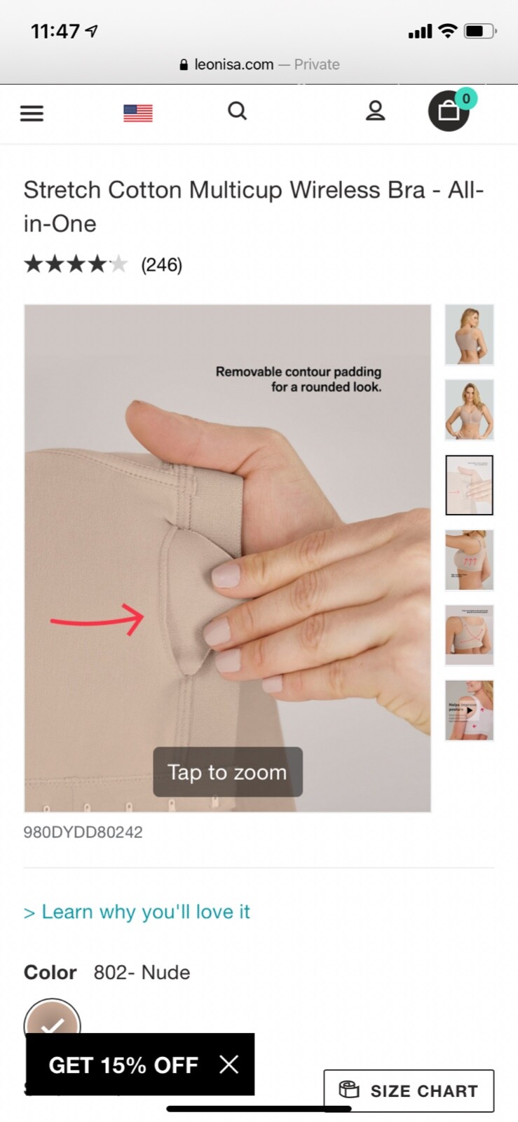 Leonisa posture correcting/compression bra in siz… - image 4