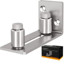 Barn Door Floor Guide Stainless Steel,Sliding Door Guides Floor Mount,Adjustable