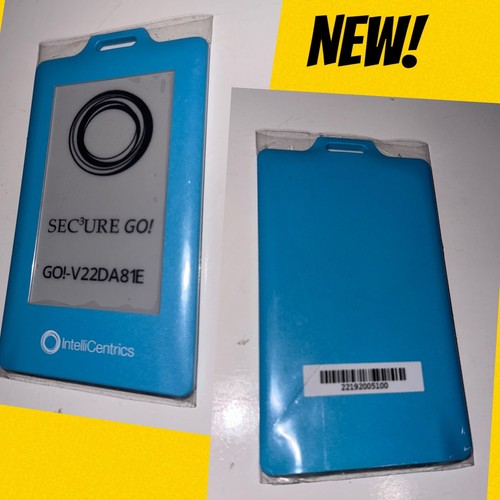 IntelliCentrics elektronisches Abzeichen für Sec3ure Go Software - neu! Teal - Bild 1 von 8