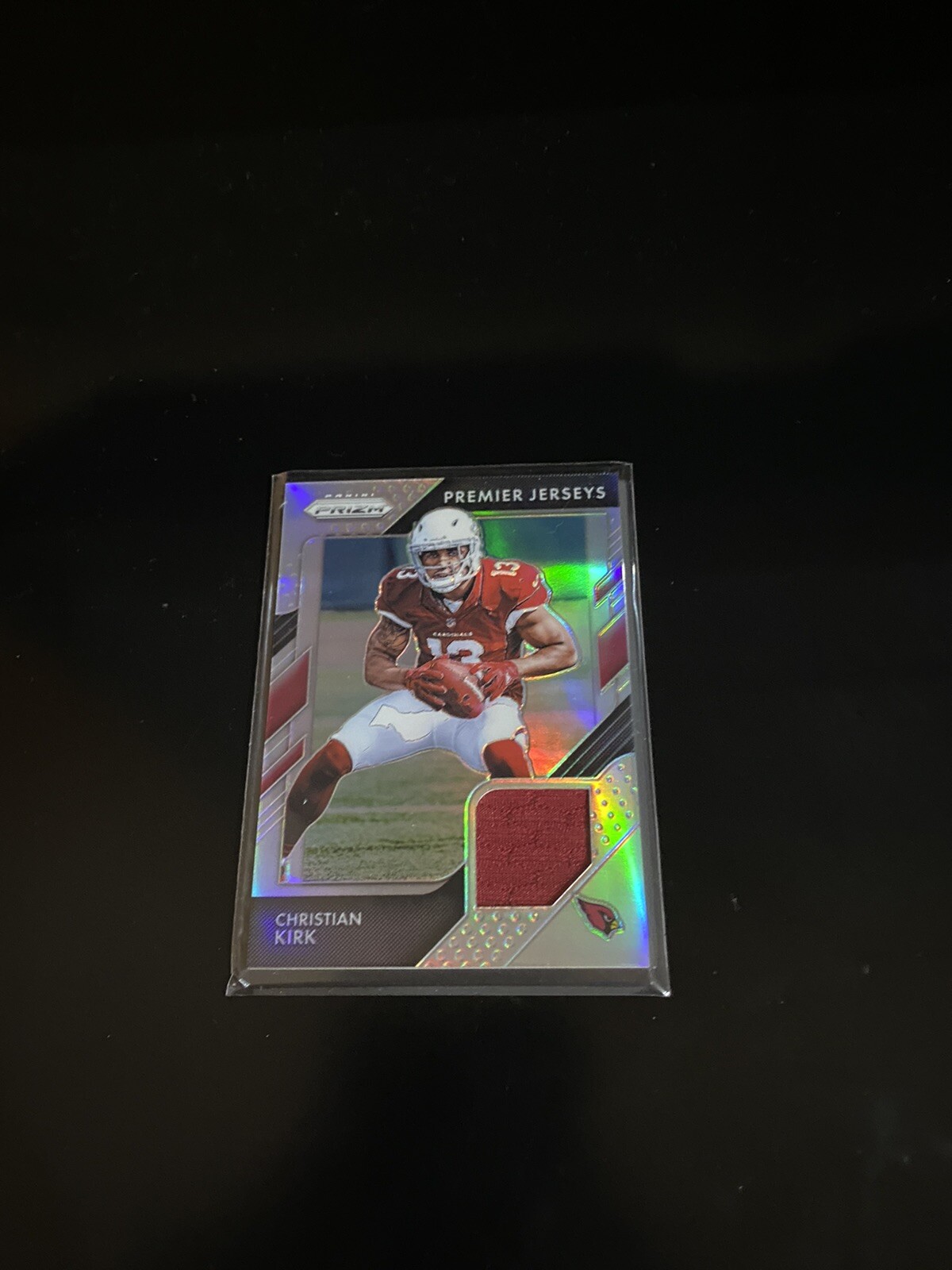 Christian Kirk 2018 Panini Prizm Premier Jerseys football card RC Cardinals