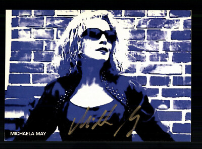 Michaela May Autograph Card Original Signed + F 8538