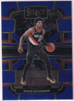 2023-24 Panini Select #77 Scoot Henderson Blue (Retail Base) | eBay