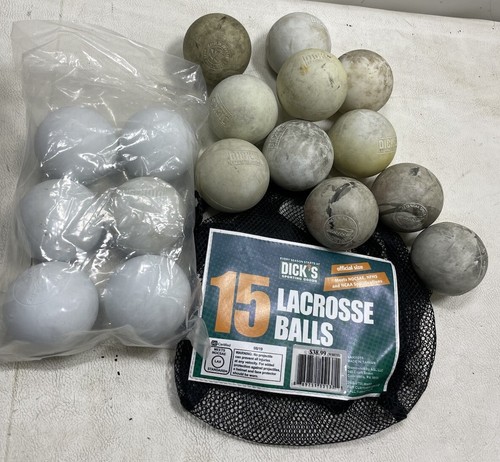 Lacrosse LAX Training Balls [ LOT of 17 Total - 6 NEW 11 Used ] Misc Brands