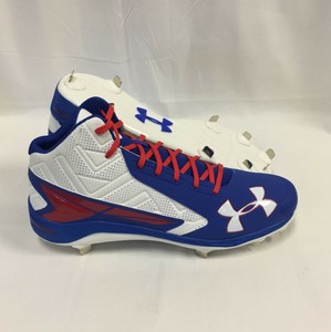 red white and blue under armour shoes