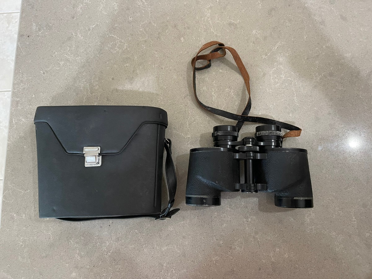 Vintage Sears Binoculars Model #6243 Extra Wide Angle 7 x 35 MM