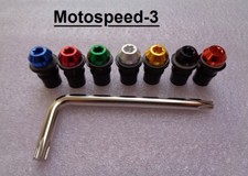 viti ergal per cupolino moto  5 mm  8 pezzi + chiavetta  