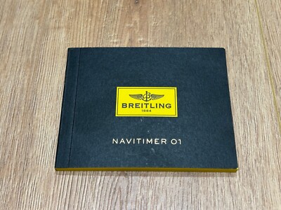 Breitling Navitimer 01 Instructions Manual For Watches