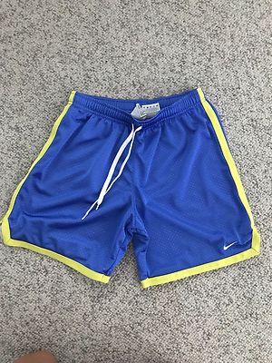 blue and yellow nike shorts