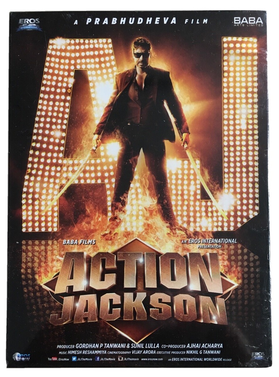 ACTION JACKSON' Bollywood DVD Ajay Devgan (Devgn) UK