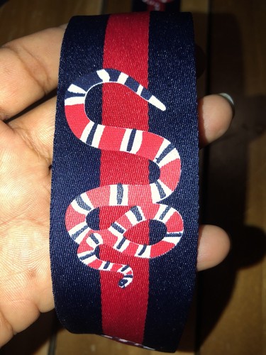 Weaving snake Belt Knit Clothing Bags Decotive Embroied Ribbon Logo In - Picture 6 of 12