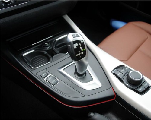 Matte Black Gear Shift Side Trim L Strip Trim For BMW 1 2 Series F20 F22 2012-18 - Picture 3 of 9