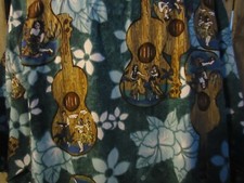 NOS Vtg Tropical Polynesian Hawaiian 100% Cool Cotton Shirt 3xl Teals USA Made