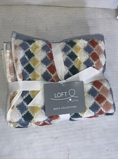 SET OF 2 LOFT by Loftex Soft Absorbent Cotton...