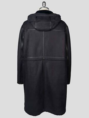 Zilli Blue Sheepskin leather Parka Overcoat ZCY7 Man | eBay