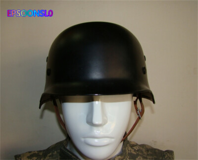 WWII Germany Soldier M35 Helmet Steel Protective Motorcycle Helmet Cos Headgear
