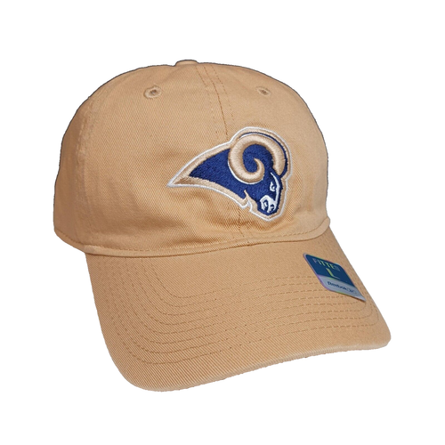 Vintage Reebok St Louis Rams Hat Cap Mens Fitted Size Large Gold NFL