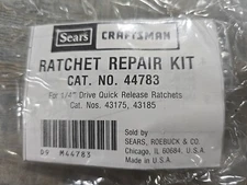 MADE IN USA Craftsman Ratchet Repair Kit 44783 for 1/4 Quick Release 43175 43185