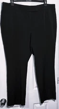 NEW APT.9 women plus size pants 22WL stretch pants/ slacks Black  4 Pockets