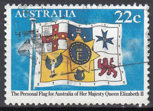 Australia timbrata bandiera nobiltà monarchia casa reale Inghilterra stemma/1973 - Foto 1 di 1